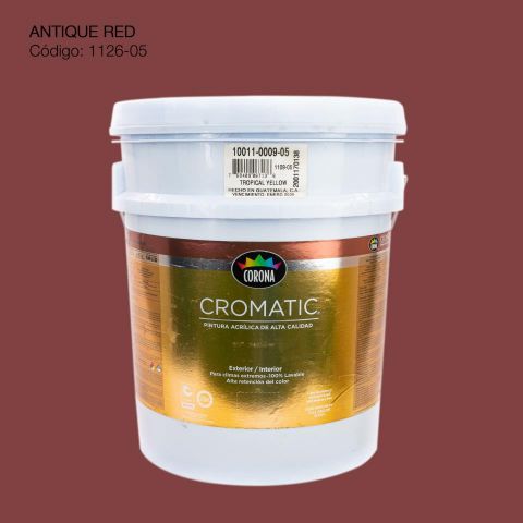 PINTURA ACRILICA CUBETA  ANTIQUE RED