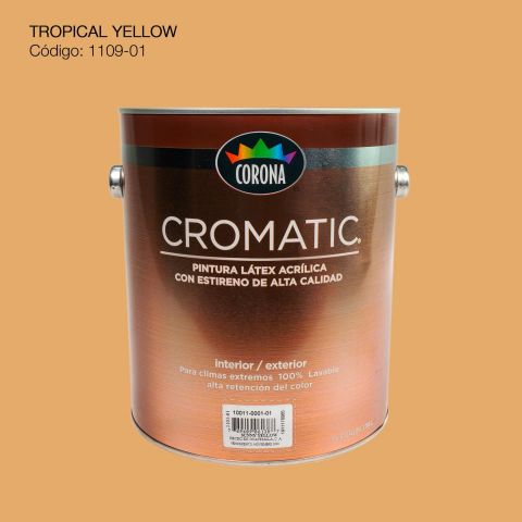 PINTURA ACRILICA GALON TROPICAL YELLOW