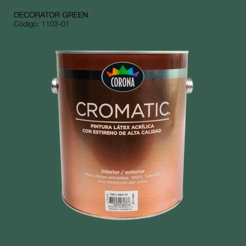 PINTURA ACRILICA GALON DECORATOR GREEN