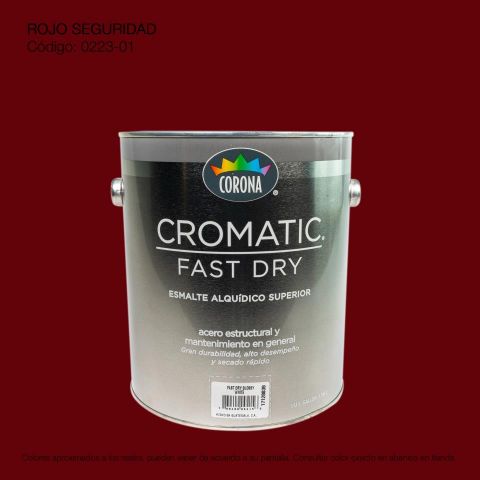 PINTURA FAST DRY GALON ROJO SEGURIDAD