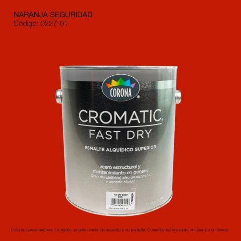 PINTURA FAST DRY GALON NARANJA SEGURIDAD