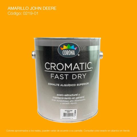 PINTURA FAST DRY GALON AMARILLO JOHN DEERE 