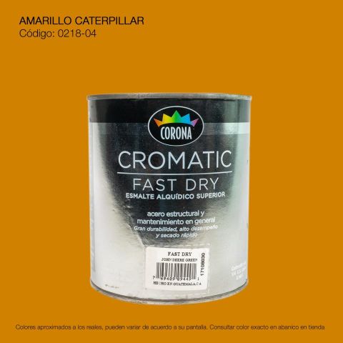 PINTURA FAST DRY  1/4 AMARILLO CATERPILLAR