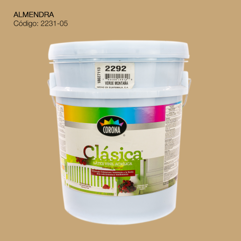 PINTURA ACRILICA LATEX CUBETA ALMENDRA