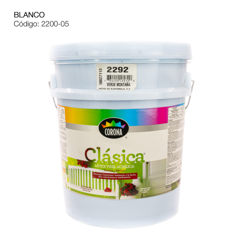 PINTURA ACRILICA LATEX CUBETA BLANCO