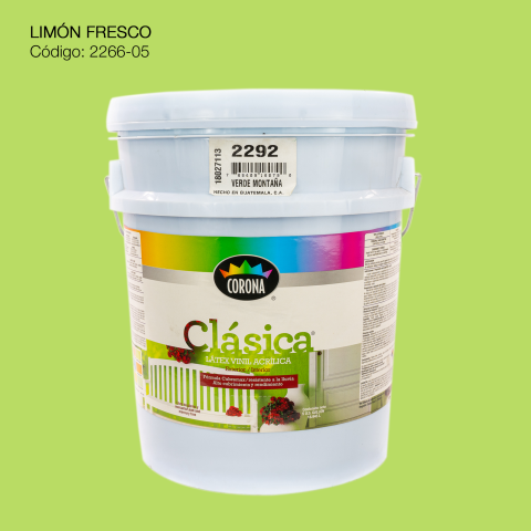 PINTURA ACRILICA LATEX CUBETA LIMON FRESCO