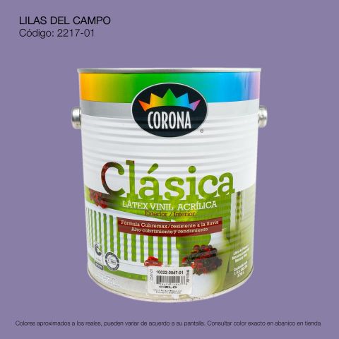 PINTURA ACRILICA LATEX GALON LILA