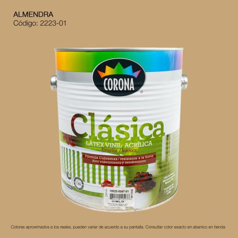 PINTURA ACRILICA LATEX GALON ALMENDRA