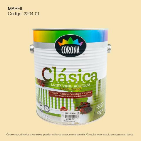 PINTURA ACRILICA LATEX GALON MARFIL