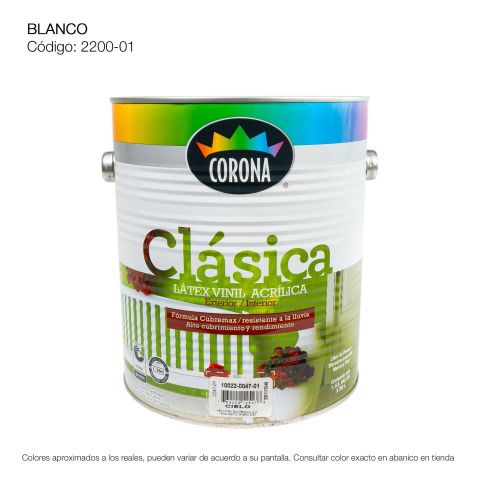 PINTURA ACRILICA LATEX GALON BLANCO