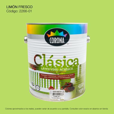 PINTURA ACRILICA LATEX GALON LIMON FRESCO