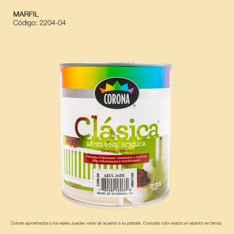 PINTURA ACRILICA LATEX  1/4 MARFIL