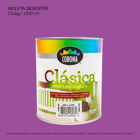 PINTURA ACRILICA LATEX 1/4 VIOLETA SILVESTRE