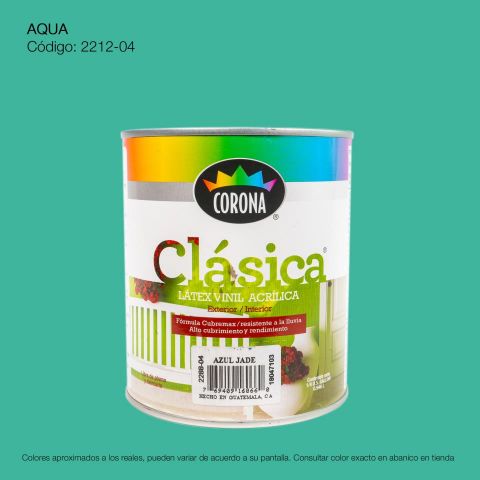 PINTURA ACRILICA LATEX  1/4 AQUA