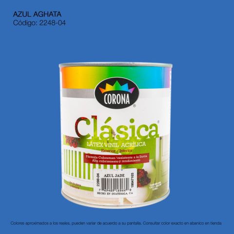 PINTURA ACRILICA LATEX 1/4 AZUL AGATHA