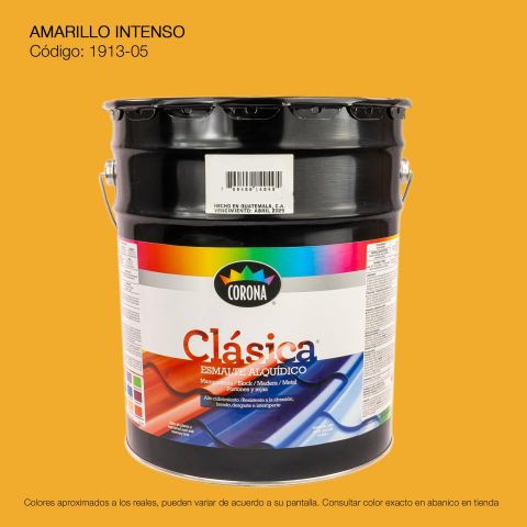 PINTURA ESMALTE CUBETA AMARILLO INTENSO