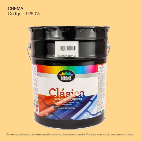 PINTURA ESMALTE CUBETA CREMA