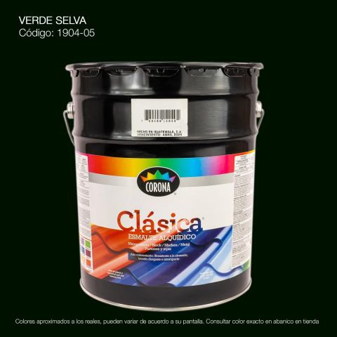 PINTURA ESMALTE CUBETA VERDE SELVA