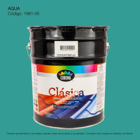 PINTURA ESMALTE CUBETA AQUA