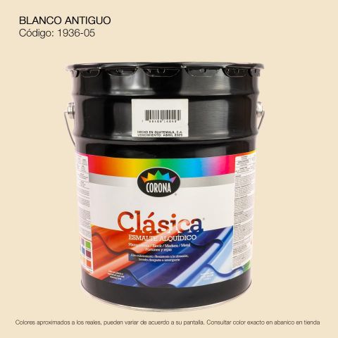 PINTURA ESMALTE CUBETA BLANCO ANTIGUO