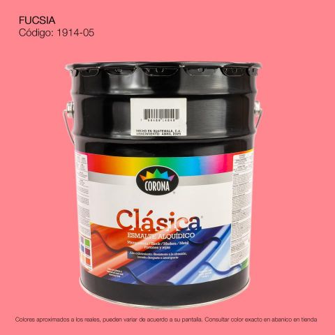 PINTURA ESMALTE CUBETA FUCSIA