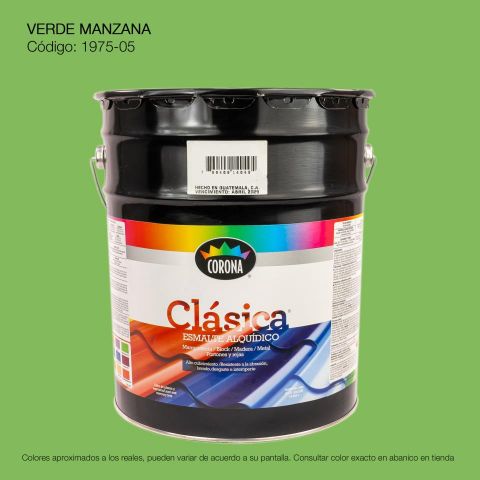 PINTURA ESMALTE CUBETA VERDE MANZANA