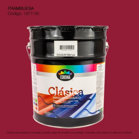 PINTURA ESMALTE CUBETA FRAMBUESA