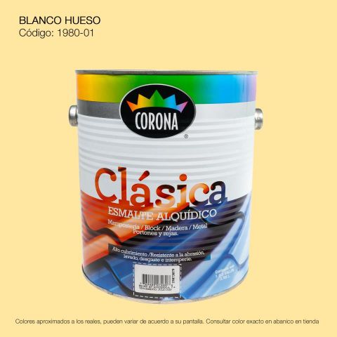 PINTURA ESMALTE GALON BLANCO HUESO