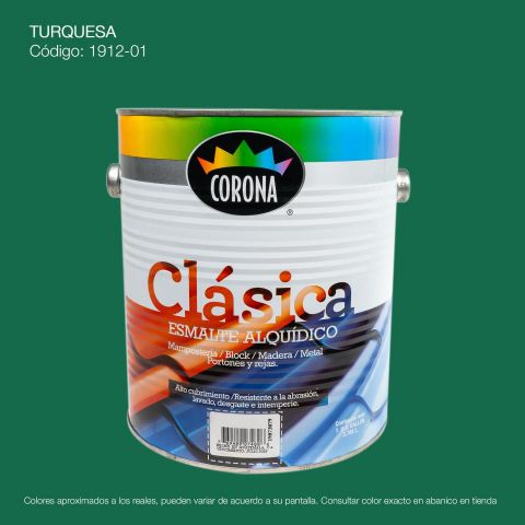 PINTURA ESMALTE GALON TURQUESA