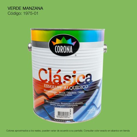 PINTURA ESMALTE GALON VERDE MANZANA