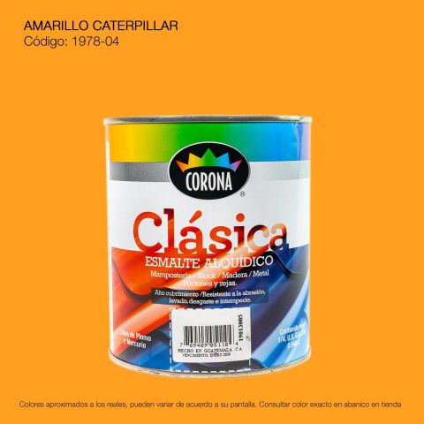 PINTURA ESMALTE 1/4 AMARILLO CATERPILLAR