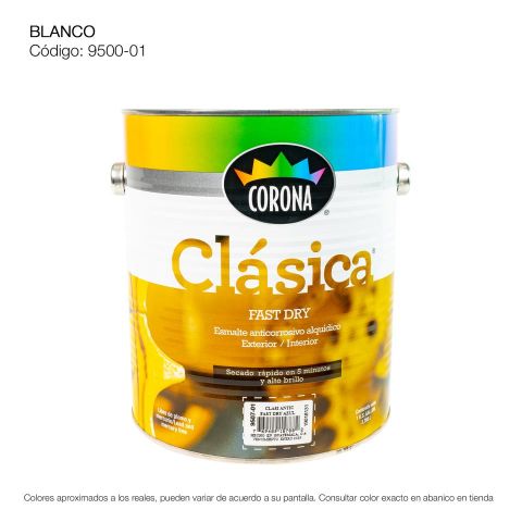 PINTURA ANTIC. CLASICA FAST DRY GALON BLANCO