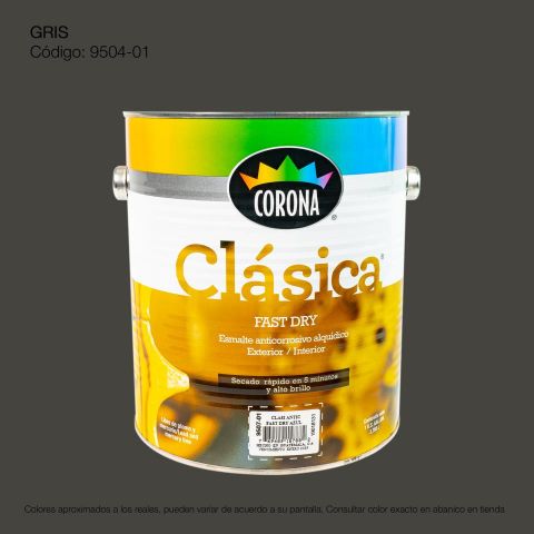 PINTURA ANTIC. CLASICA FAST DRY GALON GRIS