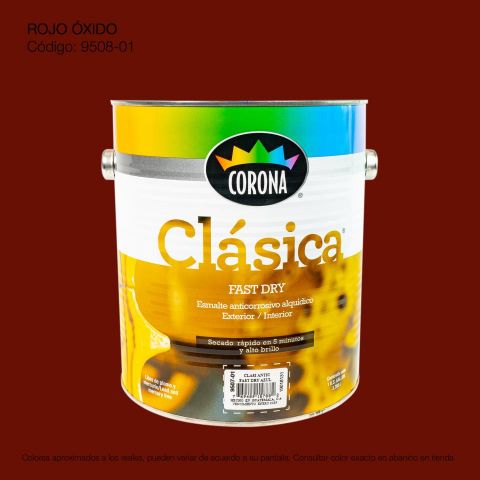 PINTURA ANTIC. CLASICA FAST DRY GALON ROJO OXIDO