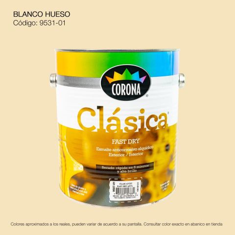 PINTURA ANTIC. CLASICA FAST DRY GALON BLANCO HUESO