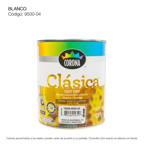 PINTURA ANTIC. CLASICA FAST DRY 1/4 BLANCO