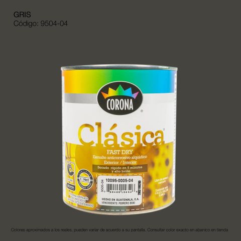 PINTURA ANTIC. CLASICA FAST DRY 1/4 GRIS