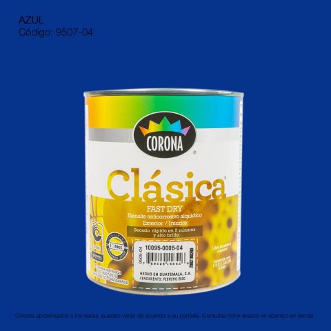 PINTURA ANTIC. CLASICA FAST DRY 1/4 AZUL