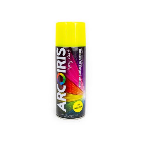 PINTURA SPRAY DELTA FLUORESCENTE AMARILLO