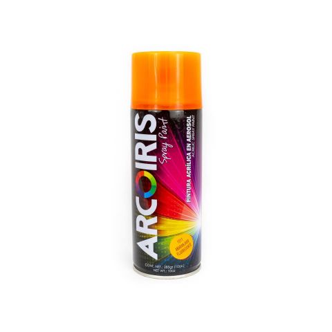 PINTURA SPRAY DELTA FLUORESCENTE ANARANJADO