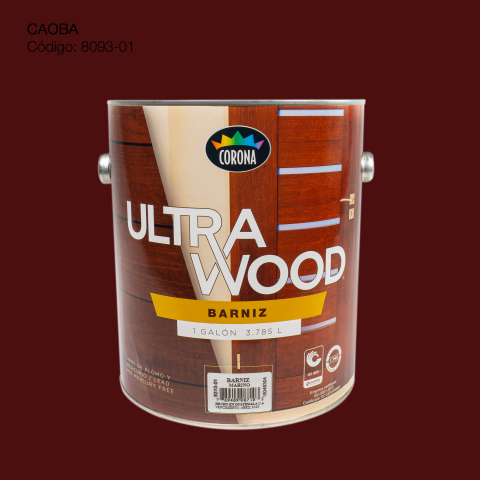 BARNIZ ULTRA WOOD  GALON CAOBA