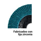 DISCO DE LIJA LAMINADO 4-1/2 GRANO #40 PRETUL