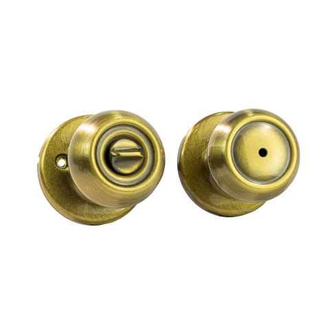 CHAPA KWIKSET COPA  C-3-5 BAÑO DORADO ANTIGUO