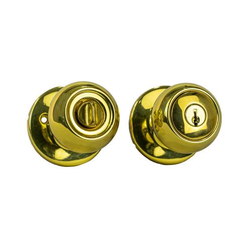 CHAPA KWIKSET COPA C-4-3 CON SEGURO DORADA