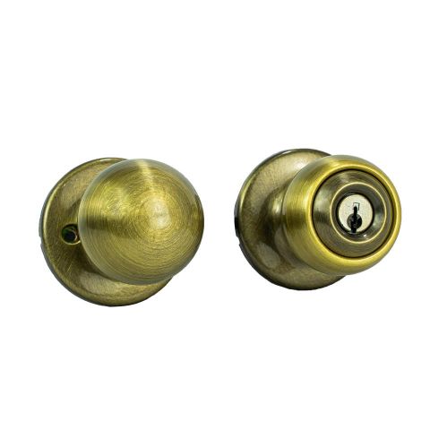 CHAPA KWIKSET POLO P-450-5 SELLADA DORADA ANT