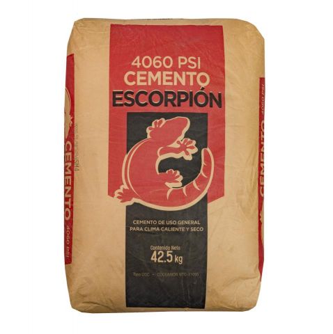 CEMENTO ESCORPION 4060 PSI 42.5 KGS