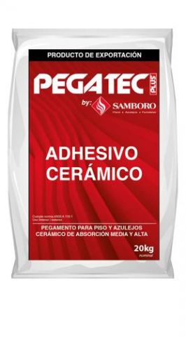 ADHESIVO PEGAMIX PLUS  PORCELANICO 20 KILOS ROJO