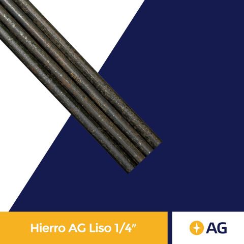 HIERRO AG  LISO AG  1/4 COMERCIAL