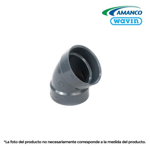 CODO PVC DRENAJE  A 45 2
