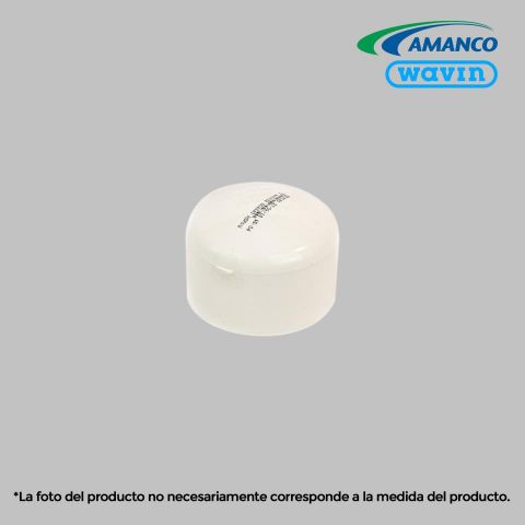TAPON LISO PVC PRESION 1